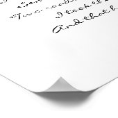 ロバート・フロスト – 道路は取っていない ポスター (角)