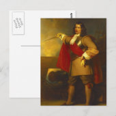 ロバート・ブレイク提督 ポストカード (正面/裏面)