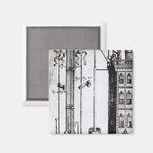 ロバート・ボイルの水ポンプ開発 マグネット (正面/裏面)