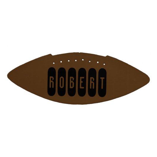 ロバート・メスの名前は黒でn白で アメリカンフットボール (パネル)