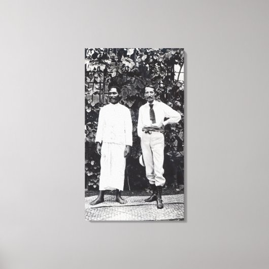 ロバート・ルイス・スティーブンソンと友人 キャンバスプリント (正面)