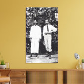 ロバート・ルイス・スティーブンソンと友人 キャンバスプリント (インサイチュ (リビング))