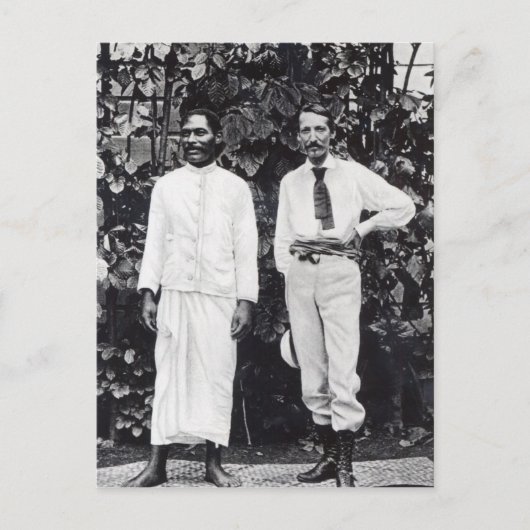 ロバート・ルイス・スティーブンソンと友人 ポストカード (正面)