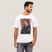 ロバート・ルイス・スティーヴンソン1886年のポートレート Tシャツ (正面フル)