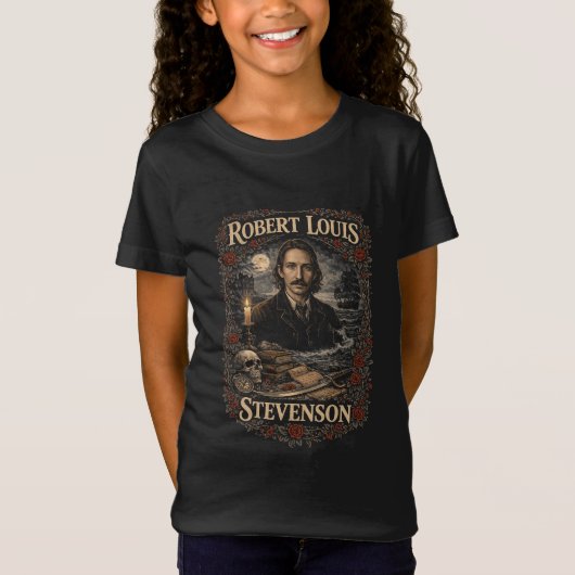 ロバート・ルイス・スティーヴンソン Tシャツ (正面)