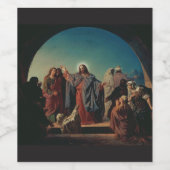 ロバート・ヴィルヘルム・エクマンによりイエス・ワケス・ラザロが語られた ワインラベル (シングルラベル)