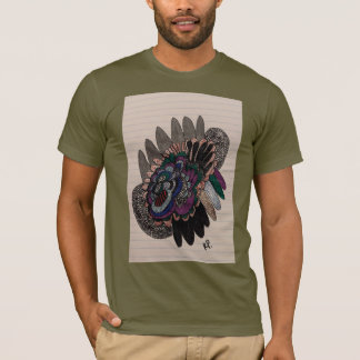 ロバート・ヴィンセント・ピーターズ抽象芸術ドローイングTシャツ Tシャツ