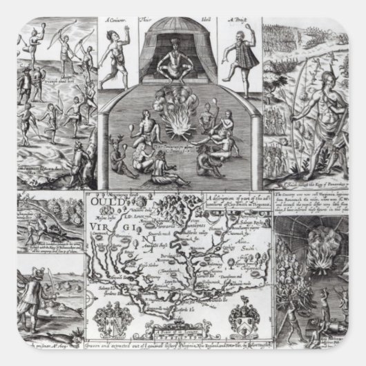 ロバート・ヴォーガンによる刻印 スクエアシール (正面)