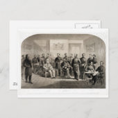 ロバート・E・リーはユリシーズ・サングラントに降伏 ポストカード (正面/裏面)