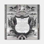 ロバート・E・リー将軍の別れの挨拶 マグネット (正面)