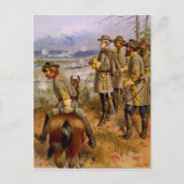 ロバート・E・リー将軍フレデリックスバーグにてオグデン著 ポストカード (正面)