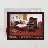 ロバート・E・リー将軍事務所、リー・チャペルVA ポストカード (正面/裏面)