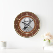 ロバート・E・リー10.75インチ ラージ壁時計 (ホーム)