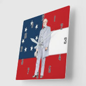 ロバート・E・リー スクエア壁時計 (傾斜)