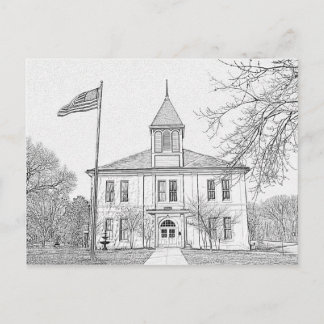 「ロバート・E・リー・スクール」パリTN ポストカード