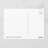 ロバート・E・リー ポストカード (裏面)