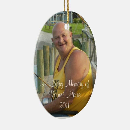 ロバートAtkinsのオーナメントの愛情のある記憶 セラミックオーナメント (右)