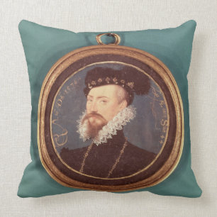 ロバートDudleyのレスター(c.1532-88)の伯爵1576年 クッション