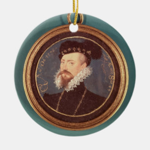 ロバートDudleyのレスター(c.1532-88)の伯爵1576年 セラミックオーナメント