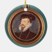 ロバートDudleyのレスター(c.1532-88)の伯爵1576年 セラミックオーナメント (裏面)