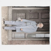 ロバートE.リー フリースブランケット (正面(横))