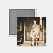 ロバートE.リー-ヴィンテージマシュー・ブレイディ マグネット (正面/裏面)