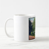 ロバートE.リーVisitsストーンウォールジャクソンの墓 コーヒーマグカップ (左)