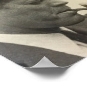 ロバートFケネディヤング喫煙 ポスター (角)