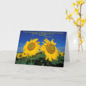 ロバートG. Ingersollの挨拶状(中ブランク) カード (黄色い花)