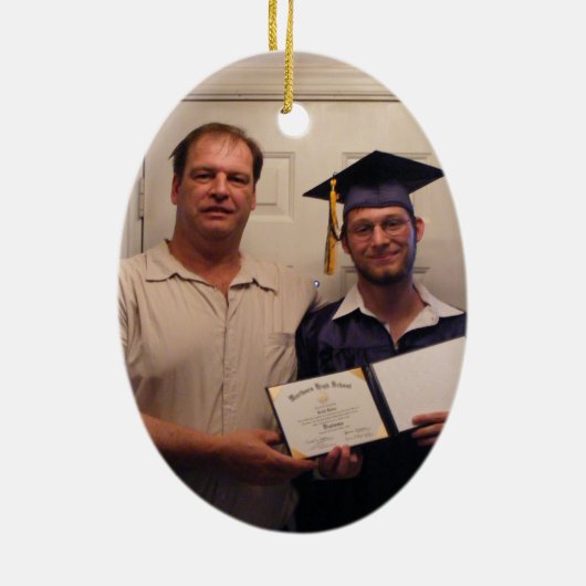 ロバートHoynesの捧げ物のオーナメント#5 セラミックオーナメント (裏面)