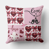 ロバードフォーエバーズスウィートバレンタインデー クッション (裏面)