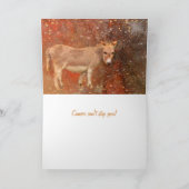 ロバ勇気付けられるがんサポートカード カード (内部)