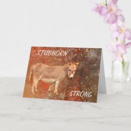 ロバ勇気付けられるがんサポートカード カード