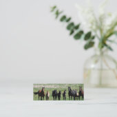 "ロバ及び子馬"のしおり スキニー名刺 (スタンド正面)