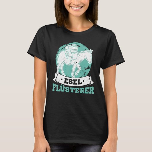 ロバ国内馬種生物学者アフリカペット Tシャツ (正面)