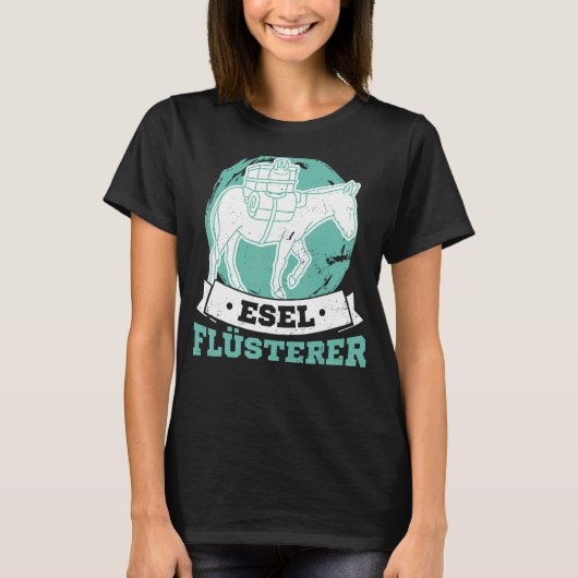 ロバ国内馬種生物学者アフリカペット Tシャツ (正面)