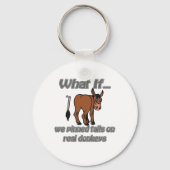 ロバ実在ー キーホルダー (正面)