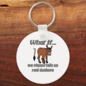 ロバ実在ー キーホルダー (正面)