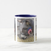 「ロバ愛国主義」 マグカップ (中央)