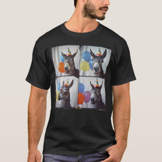 ロバ愛好家 農場の動物 Tシャツ