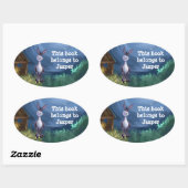 ロバ文房具 楕円形シール (シート)