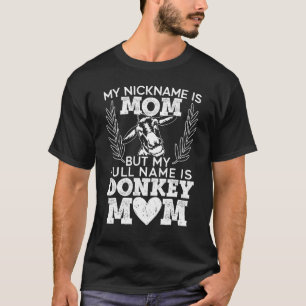 ロバ母の愛 ロバ 馬 動物 Tシャツ