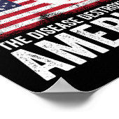 ロバ痘がアメリカを破壊する病気 ポスター (角)