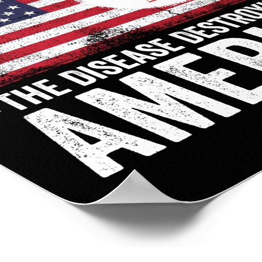 ロバ痘がアメリカを破壊する病気 ポスター (角)