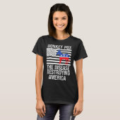 ロバ痘がアメリカを破壊する病気 Tシャツ (正面フル)