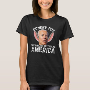 ロバ痘がアメリカを破壊する病気 Tシャツ