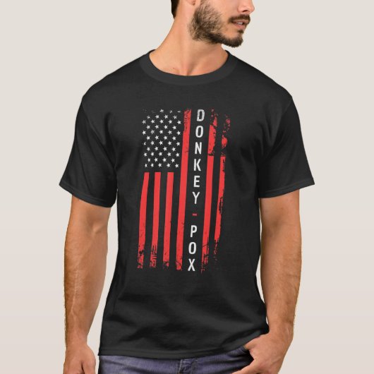 ロバ痘がアメリカを破壊する病気 Tシャツ (正面)