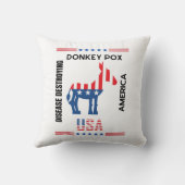 ロバ痘その病気がアメリカを破壊するラブリーフ クッション (裏面)