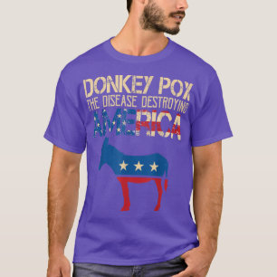 ロバ痘その病気を破壊するアメリカヴィンテージ Tシャツ