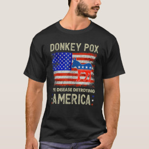 ロバ痘その病気を破壊するアメリカヴィンテージ Tシャツ